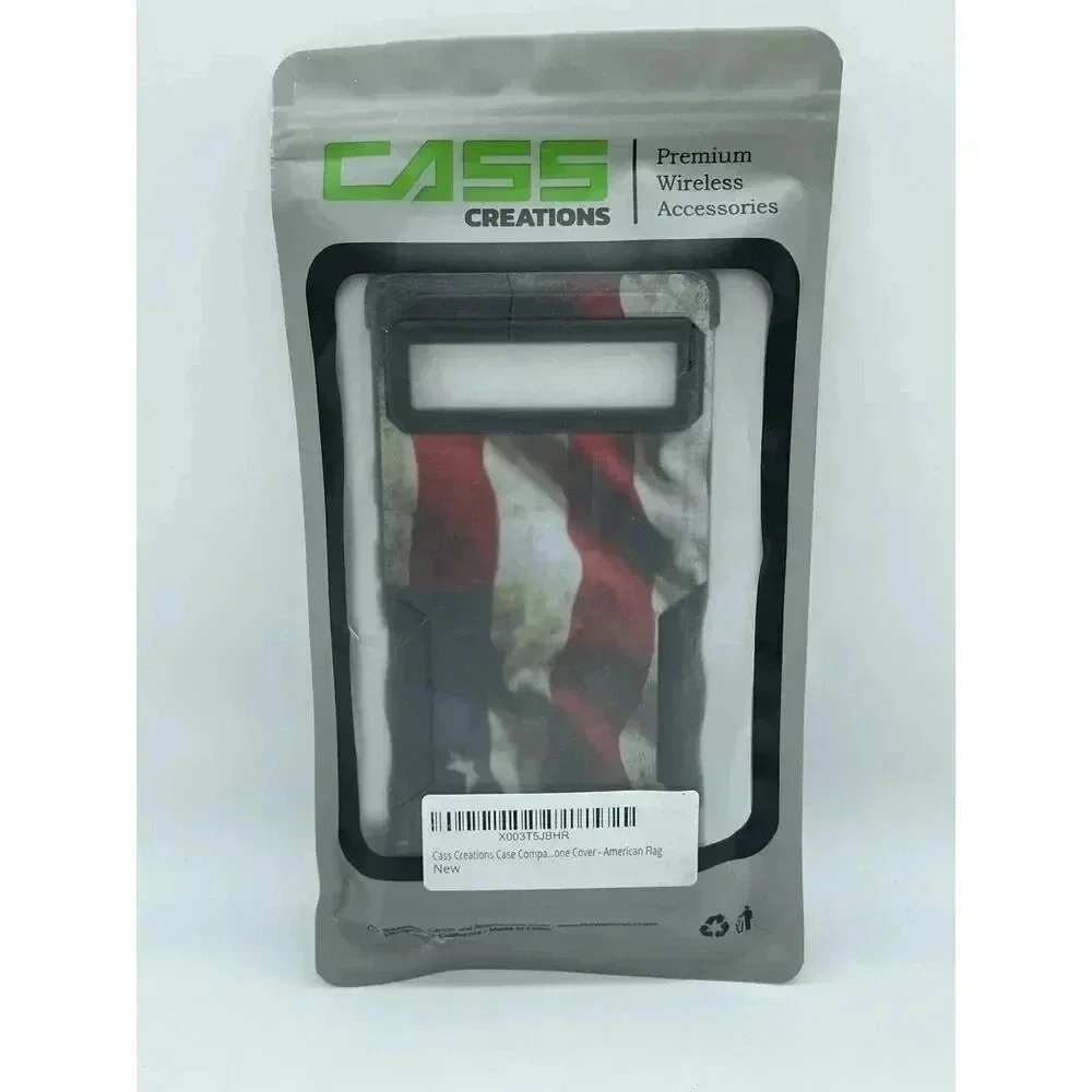 American Flag Case Compatible with Google Pixel 7a Hybrid Shockproof‎ Bumper